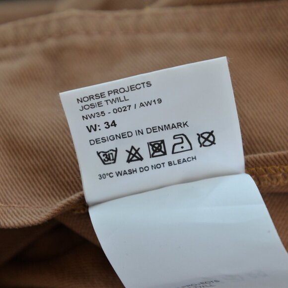 Norse Projects Josie Organic Cotton Twill Asymmetric Midi Skirt Sz 4 - Picture 8 of 10